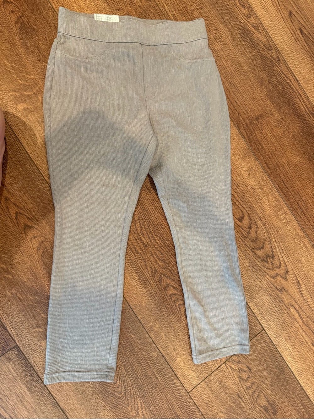 Women’s Simply Noelle Taupe Stretch Leggings size Sm